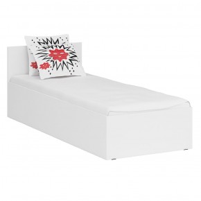 Кровать 0800 + Шкаф угловой Стандарт, цвет белый, ШхГхВ 83,5х203,5х70 + 81,2х81,2х200см., сп.м. 800х2000 мм., без матраса, основание есть в Асбесте - asbest.mebel-74.com | фото