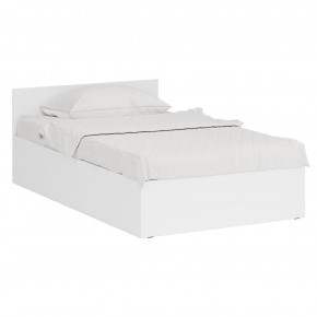 Кровать 1200 + Пенал Стандарт, цвет белый, ШхГхВ 123,5х203,5х70 + 45х52х200 см., сп.м. 1200х2000 мм., без матраса, основание есть в Асбесте - asbest.mebel-74.com | фото