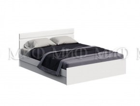 НЭНСИ NEW Кровать 1,4 м с ПМ (Белый глянец холодный/Белый) в Асбесте - asbest.mebel-74.com | фото