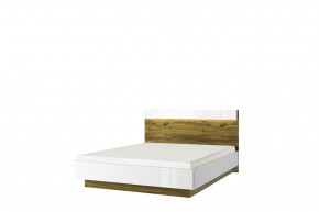 Кровать 160 с подъемником, TORINO, цвет белый/Дуб наварра в Асбесте - asbest.mebel-74.com | фото