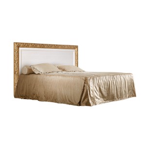 Кровать 2-х спальная (1,4 м)Тиффани штрих-лак/золото с подъемным механизмом (ТФКР140-2[7]) в Асбесте - asbest.mebel-74.com | фото