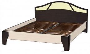 ВЕРОНА Кровать 1600 с основанием (Венге/Анкор светлый) в Асбесте - asbest.mebel-74.com | фото