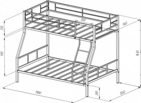 Кровать двухъярусная «Гранада-1» в Асбесте - asbest.mebel-74.com | фото