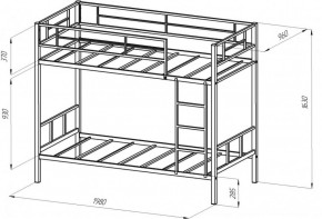 Кровать двухъярусная «Севилья-2» в Асбесте - asbest.mebel-74.com | фото