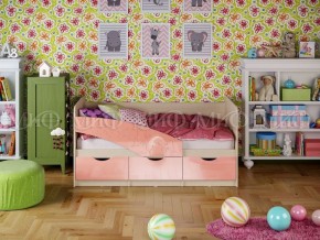 Кровать Бабочки (Розовый металлик) 1600 в Асбесте - asbest.mebel-74.com | фото