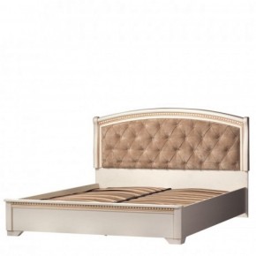 Кровать двойная №815 Парма кремовый белый (1800) в Асбесте - asbest.mebel-74.com | фото