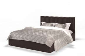Кровать Элен 1600 + основание с ПМ (Лесмо brown) коричневый в Асбесте - asbest.mebel-74.com | фото
