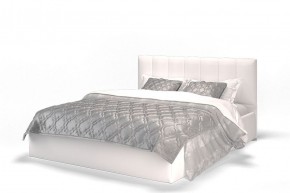 Кровать Элен 1600 + основание с ПМ (Vega white) белый в Асбесте - asbest.mebel-74.com | фото