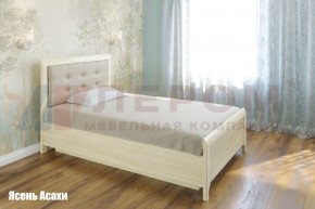 Кровать КР-1032 с мягким изголовьем в Асбесте - asbest.mebel-74.com | фото