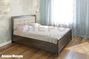 Кровать КР-1033 с мягким изголовьем в Асбесте - asbest.mebel-74.com | фото