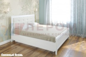 Кровать КР-1033 с мягким изголовьем в Асбесте - asbest.mebel-74.com | фото