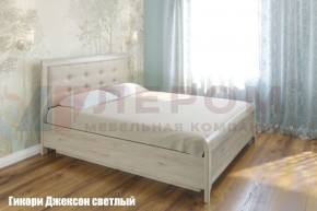 Кровать КР-1034 с мягким изголовьем в Асбесте - asbest.mebel-74.com | фото