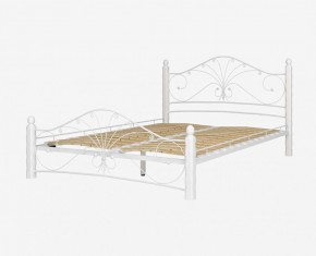 Кровать "Фортуна 1" КМД 2.01 Белая (1200*2000) (ножки-белые) с коваными элементами в Асбесте - asbest.mebel-74.com | фото