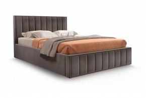 Кровать "Вена" 1400 СТАНДАРТ Вариант 3 Мора коричневый + ортопедическое основание на 5 опорах в Асбесте - asbest.mebel-74.com | фото