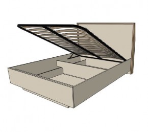 Кровать с основанием с ПМ и местом для хранения (1400) в Асбесте - asbest.mebel-74.com | фото