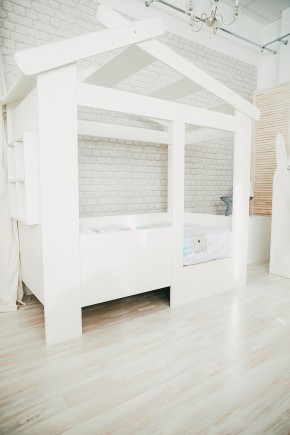 Кровать Теремок (800*1600) Без ящика/ступеньки в Асбесте - asbest.mebel-74.com | фото