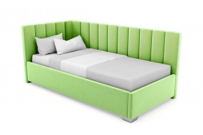 Кровать угловая Хлоя интерьерная +основание/ПМ/бельевое дно (120х200) в Асбесте - asbest.mebel-74.com | фото