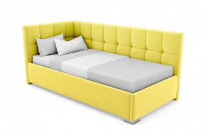 Кровать угловая Мия интерьерная +основание (90х200) в Асбесте - asbest.mebel-74.com | фото
