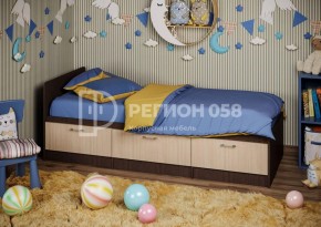 Кровать Юниор-5 ЛДСП в Асбесте - asbest.mebel-74.com | фото
