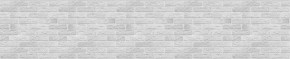 Кухонный фартук 610х3000х1,5 (композит) КМ Кирпич серый в Асбесте - asbest.mebel-74.com | фото