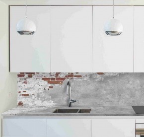 Кухонный фартук со столешницей (А-01) в едином стиле (3050 мм) в Асбесте - asbest.mebel-74.com | фото