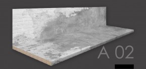 Кухонный фартук со столешницей (А-02) в едином стиле (3050 мм) в Асбесте - asbest.mebel-74.com | фото