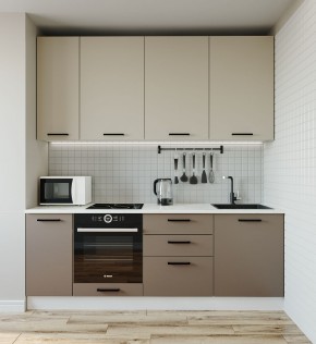 Кухонный гарнитур Латте 2200 (Стол. 26мм) в Асбесте - asbest.mebel-74.com | фото