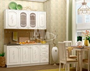 ЛИЗА-2 Кухонный гарнитур 1,7 Белый глянец холодный в Асбесте - asbest.mebel-74.com | фото