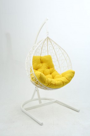 Подвесное кресло Бароло (белый/желтый) в Асбесте - asbest.mebel-74.com | фото
