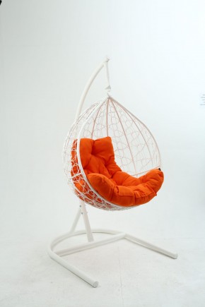 Подвесное кресло Бароло (белый/оранжевый) в Асбесте - asbest.mebel-74.com | фото