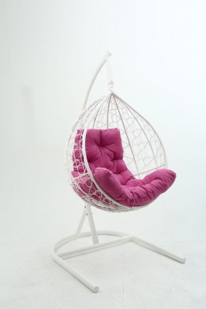 Подвесное кресло Бароло (белый/розовый) в Асбесте - asbest.mebel-74.com | фото