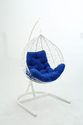 Подвесное кресло Бароло (белый/синий) в Асбесте - asbest.mebel-74.com | фото