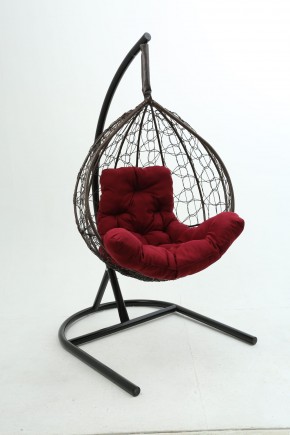 Подвесное кресло Бароло (коричневый/бордо) в Асбесте - asbest.mebel-74.com | фото