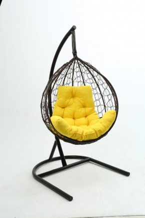 Подвесное кресло Бароло (коричневый/желтый) в Асбесте - asbest.mebel-74.com | фото
