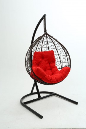 Подвесное кресло Бароло (коричневый/красный) в Асбесте - asbest.mebel-74.com | фото
