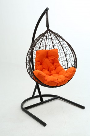 Подвесное кресло Бароло (коричневый/оранжевый) в Асбесте - asbest.mebel-74.com | фото