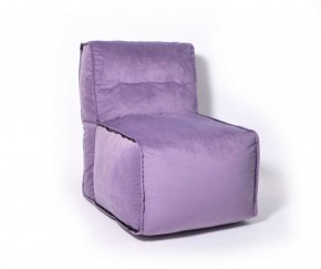 Прямое модульное бескаркасное кресло Комфорт (Фиолет велюр) в Асбесте - asbest.mebel-74.com | фото
