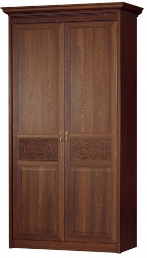 Шкаф 2-х дверный с полками ДСП №181 "Лючия" Дуб оксфорд в Асбесте - asbest.mebel-74.com | фото
