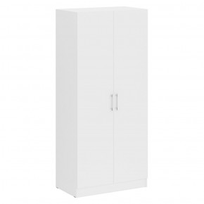 Шкаф 2-х створчатый + Пенал Стандарт, цвет белый, ШхГхВ 135х52х200 см., универсальная сборка в Асбесте - asbest.mebel-74.com | фото