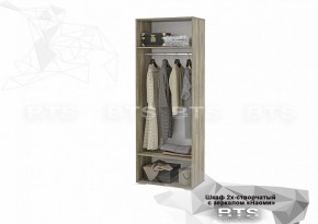 НАОМИ Шкаф 2-х створчатый ШК-22 с зеркалом (дуб каньон/белый глянец) в Асбесте - asbest.mebel-74.com | фото