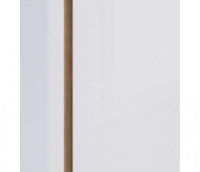 Шкаф 2х дверный с зеркалом Веста СБ-2259 (Дуб Бунратти/Белый глянец) в Асбесте - asbest.mebel-74.com | фото