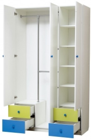 Шкаф 3-х дверный с ящиками и зеркалом Радуга (1200) в Асбесте - asbest.mebel-74.com | фото