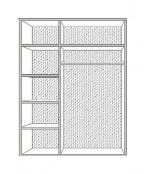 Шкаф 3-х дверный с зеркалами (01.143) Роза (беж) в Асбесте - asbest.mebel-74.com | фото