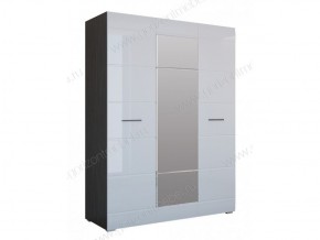 Шкаф 3-х створчатый Ненси 1500 (Венге/Белый глянец) в Асбесте - asbest.mebel-74.com | фото