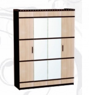 Шкаф 4-х дверный для одежды и белья "Ольга-13" в Асбесте - asbest.mebel-74.com | фото