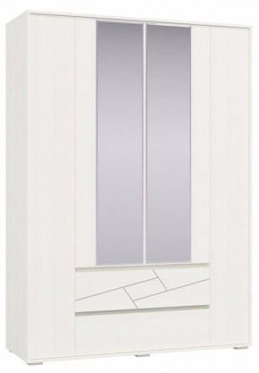 Шкаф 4-х дверный с ящиками АДЕЛИНА (4-4833рам.б) в Асбесте - asbest.mebel-74.com | фото