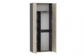 Шкаф для одежды НМ 040.42 "Санти" (Антрацит/Крафт Серый) в Асбесте - asbest.mebel-74.com | фото
