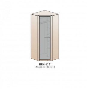 Шкаф ЛУНА (ШК-1221 фасад-комбинированный) Венге/жемчуг в Асбесте - asbest.mebel-74.com | фото