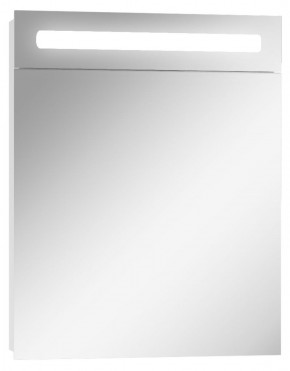 Шкаф-зеркало Аврора 55 левый с подсветкой LED Домино (DV8003HZ) в Асбесте - asbest.mebel-74.com | фото
