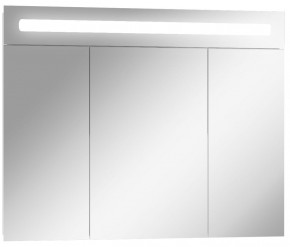 Шкаф-зеркало Аврора 90 с подсветкой LED Домино (DV8011HZ) в Асбесте - asbest.mebel-74.com | фото